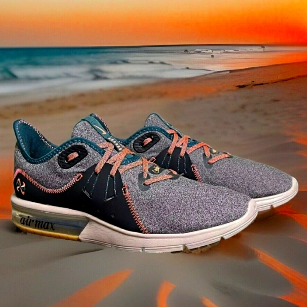 Nike Air Max Sequent 3 Premium V Running Sneakers Shoes Women Size 11 or Men 9.5